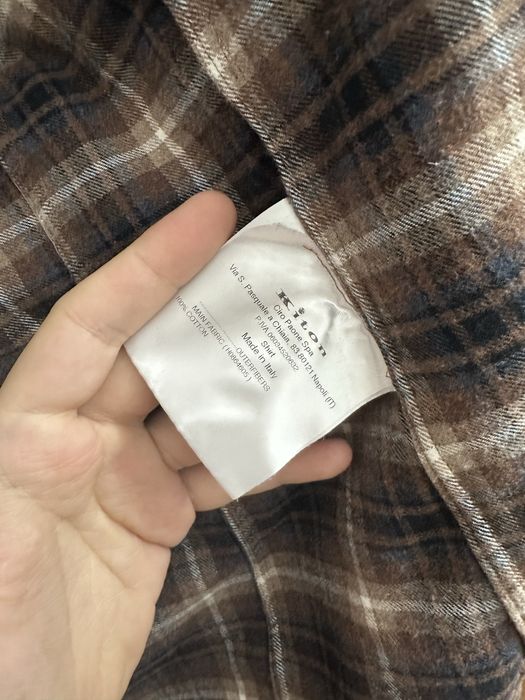 рубашка Kiton с капюшоном