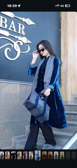 чапан march қара түсті