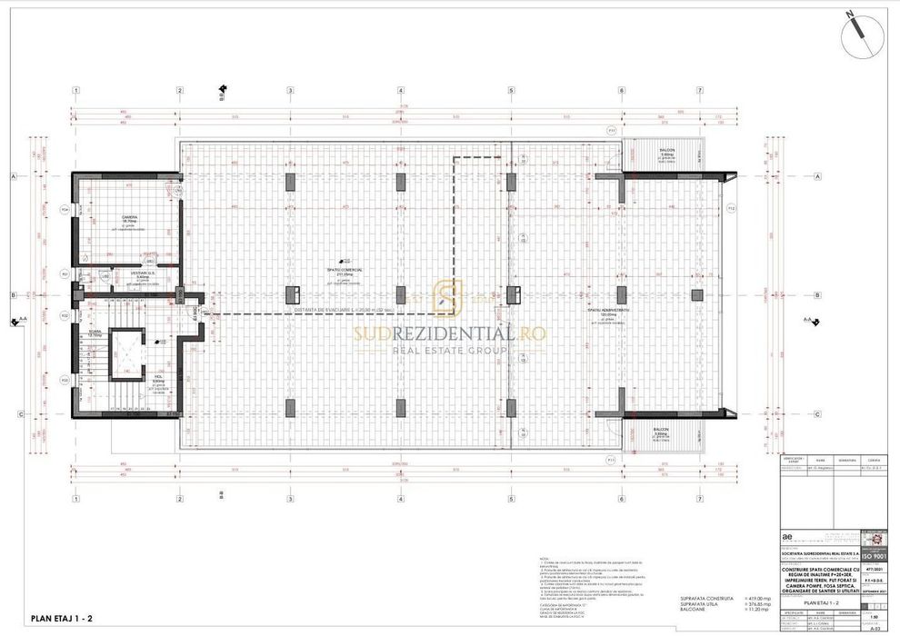 Cladire multifunctionala, Calea Bucuresti, P+3E, trafic intens
