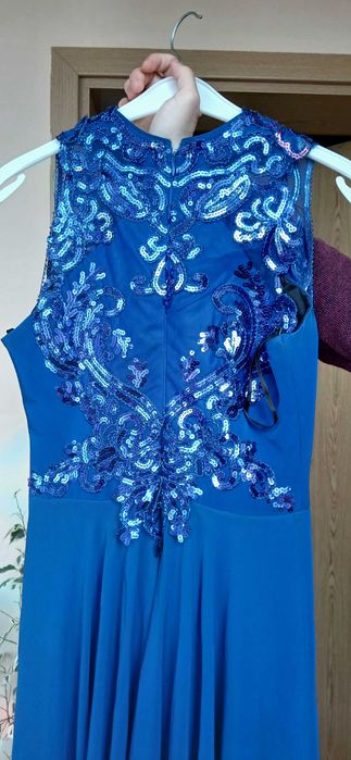 Официална дълга рокля + чанта подарък