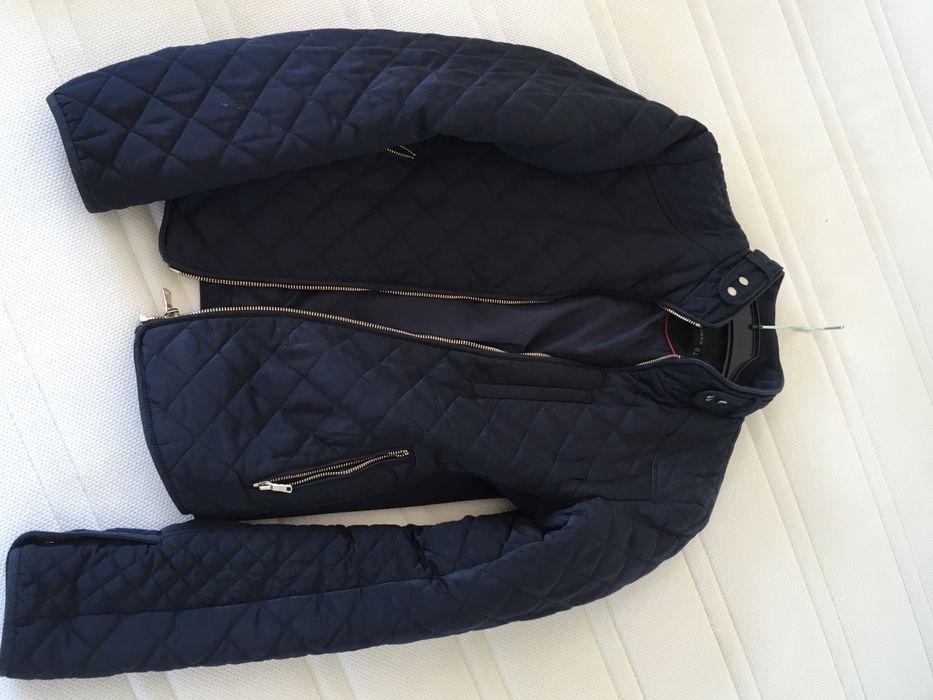 geaca bleumarin Zara