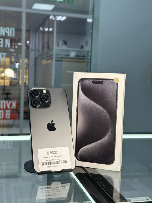 айфон 15 про макс черный е сим