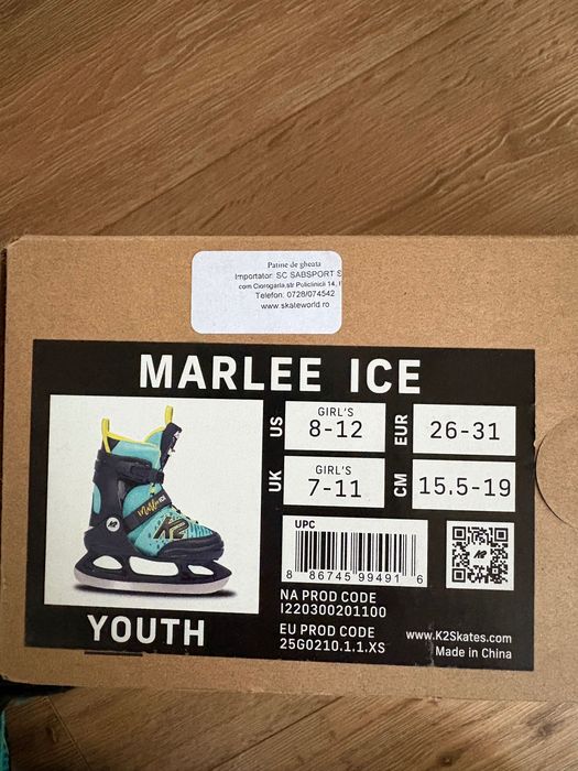 Patine pentru copii, K2 Marlee Ice