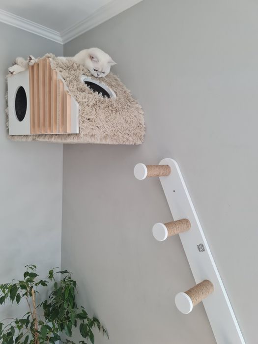 Sisal căsuța suspendată piaici cu scăriță