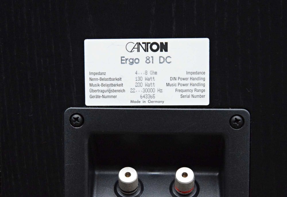 Boxe Canton Ergo 81 DC, boxe de podea