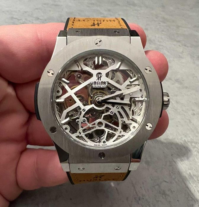 Ceas H u b l o t Skeletron silver