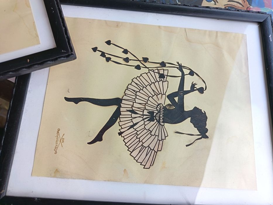 Tablouri Scherenschnitt/ silhouette art