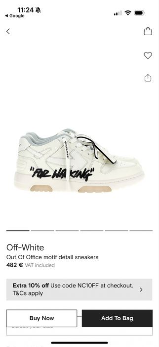 Бели дамски сникърси/кецове Off White