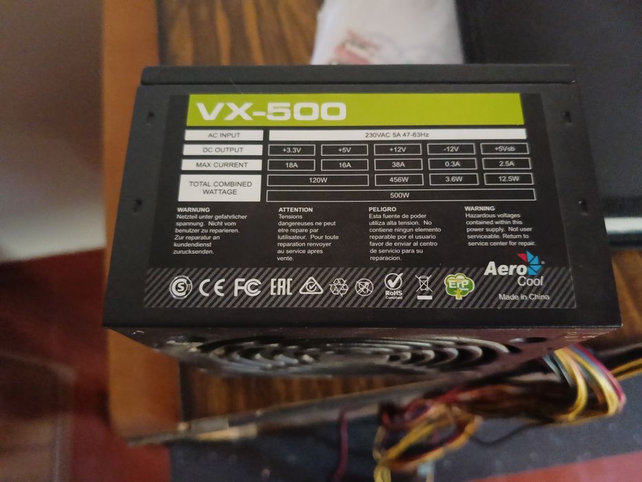 Блок питания Aero Coool 500w