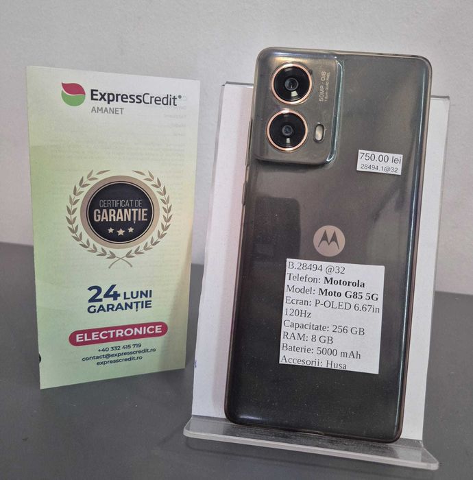 Telefon Motorola Moto G85 5G (AG32 B28494.1) 2 ANI GARANTIE!