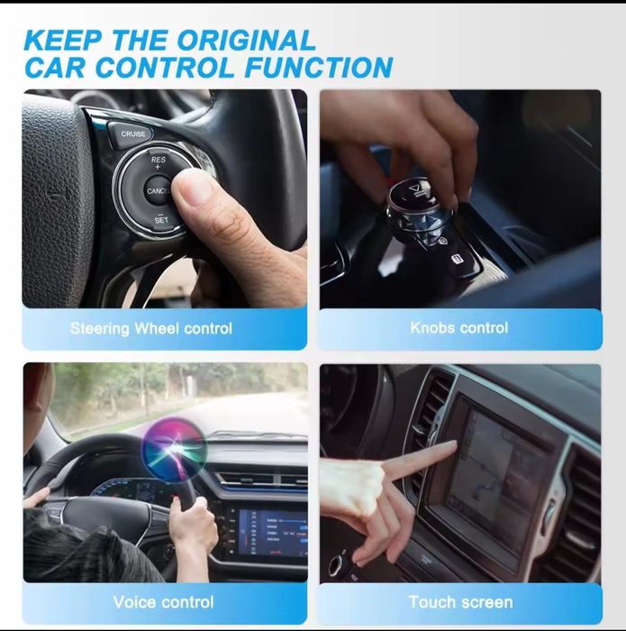 Безжичен Car play/ Android Auto - Чисто Нов