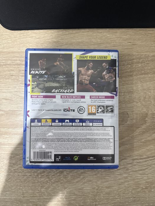 UFC4 ps4 и можно использовать на ps5