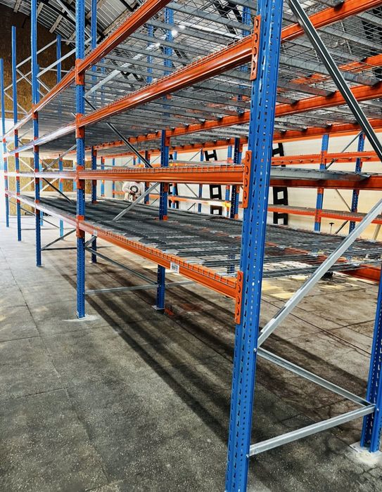 Rafturi metalice cu polițe din plasa zincate 626x0111