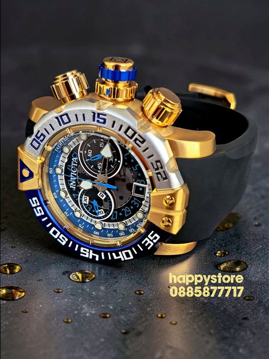 INVICTA Foxhound gold 57 mm, Инвикта нов ръчен часовник