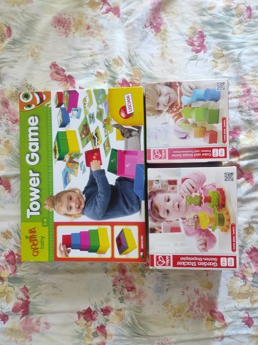 Детски играчки, пъзели, сортери, 9-18 м, 2-3-4 год