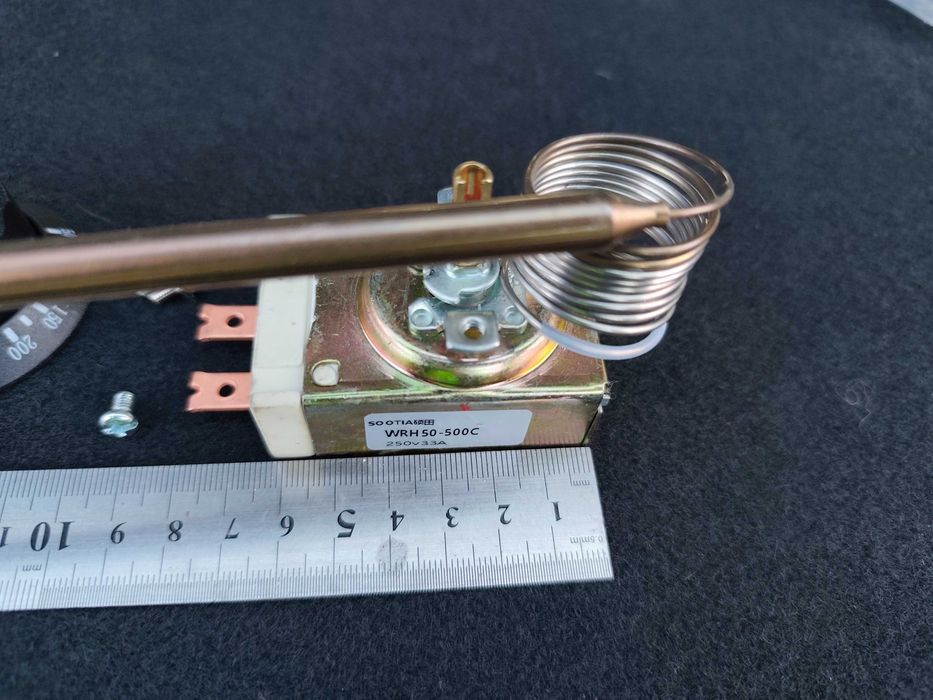 Термостат, терморегулатор 50-500 градуса, 33А, за фурна за пица