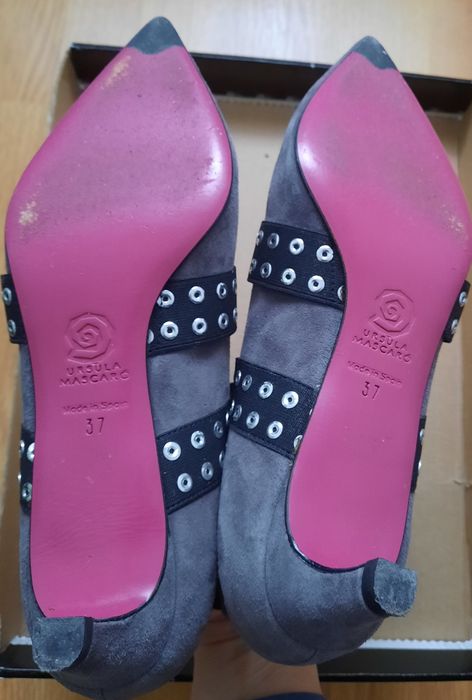 Pantofi made in Italy din piele intoarsa 37