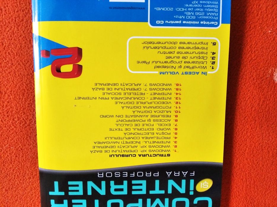 Computer și internet fara profesor,curs complet și CD Rom,curs gratuit