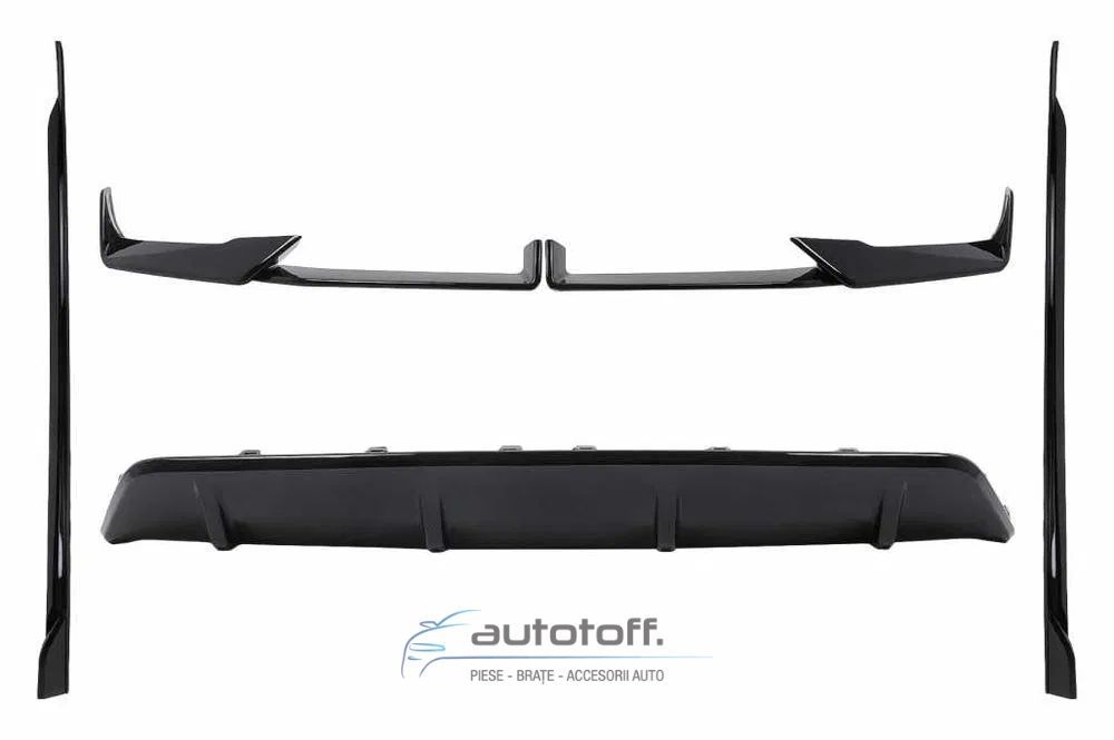 Pachet prelungiri compatibil cu BMW X6 G06 LCI M Sport (2024) Design Negru Lucios