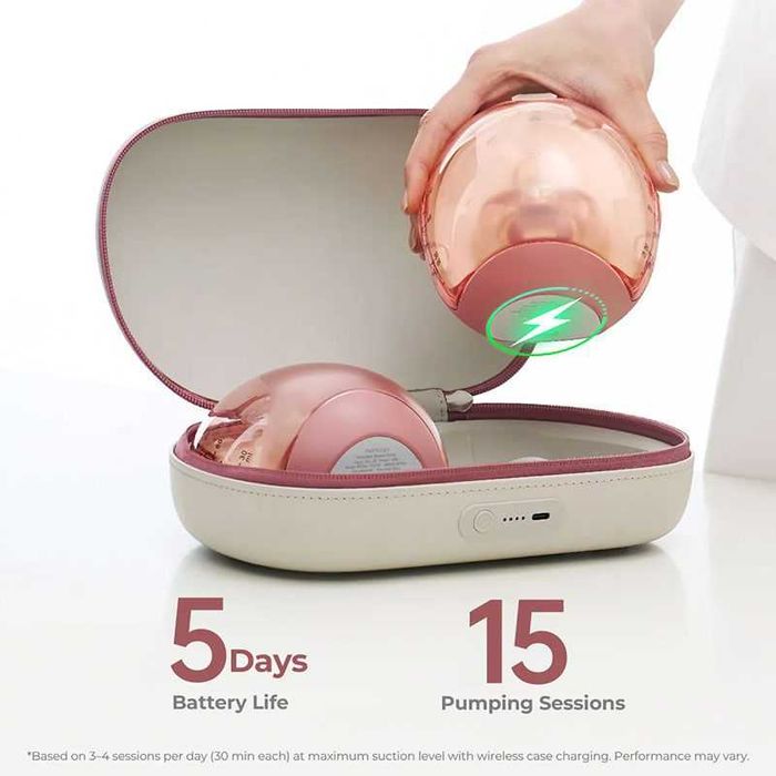 Momcozy Air 1 Ultra-slim - смарт двойна електрическа помпа за кърма, най-нов и най-висок клас модел