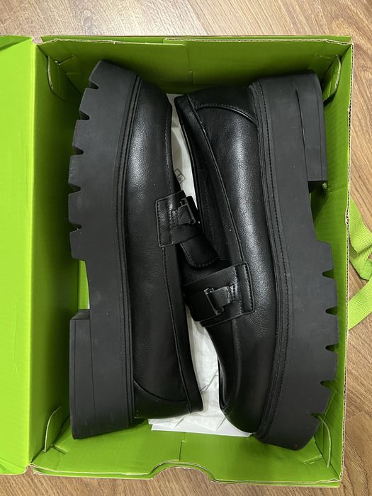 Лоферы на высокой платформе