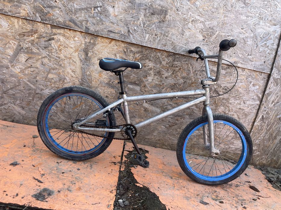 Bicicleta bmx foaie si pinion mic roti 20”