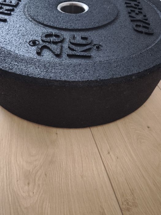 Disk Bumper plate 20 kg Cauciuc CrossFit Antrenament Weightlifting Training Greutăți Disc Olimpic