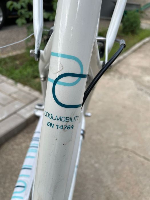 Велосипед белый для подростка