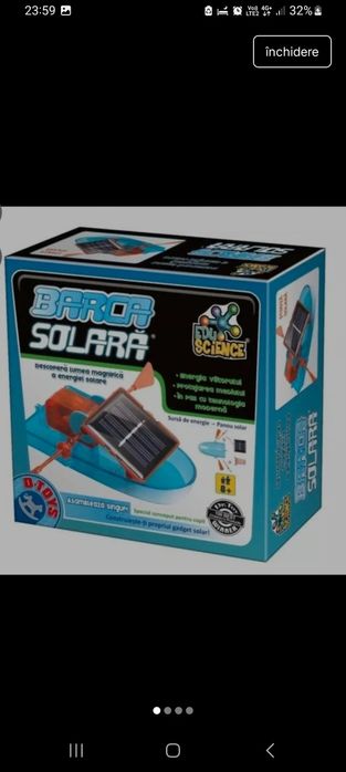 Barcuta solara.Joc educativ copii D Toys