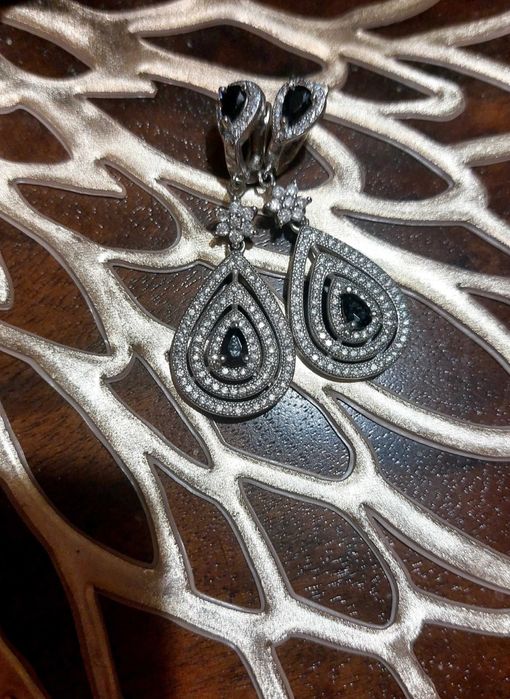 Дамски сребърни обеци