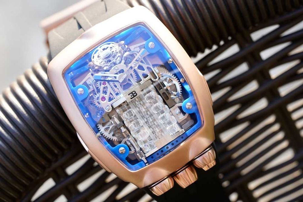 Aвтоматичен мъжки часовник Jacob & Co. Bugatti Chiron W-16