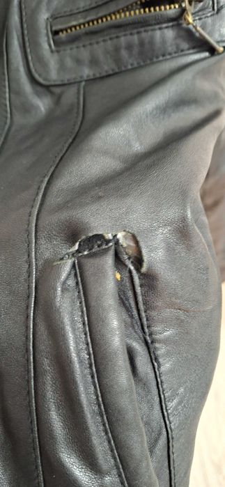 Куртка кожанная на 9-11 лет