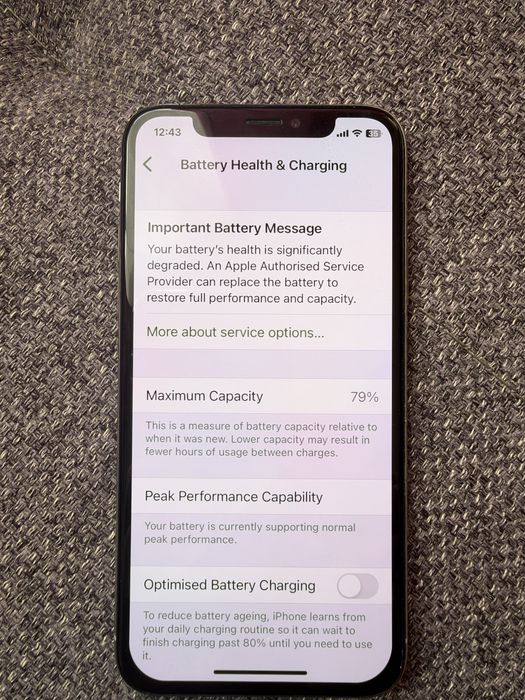 iPhone X  Silver 64Gb