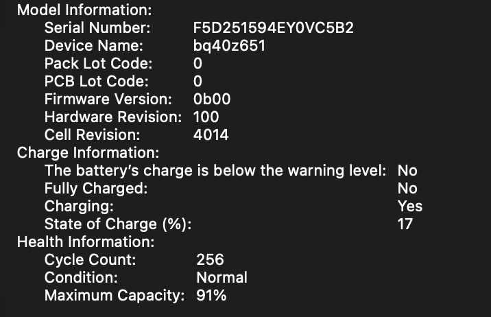Macbook 16 inch m2 pro, 1 TB ssd, 91% yomkost