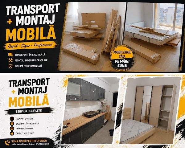 Mutari mobila si transport marfa la pret avantajos