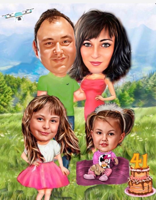 Карикатура А3