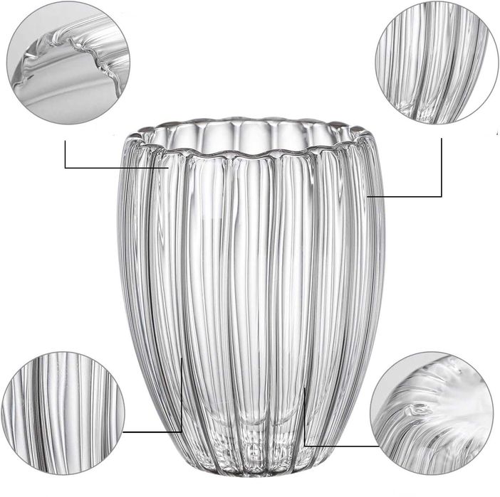 Термоустойчива чаша с двойно дъно за кафе чай капучино чаши 350 мл