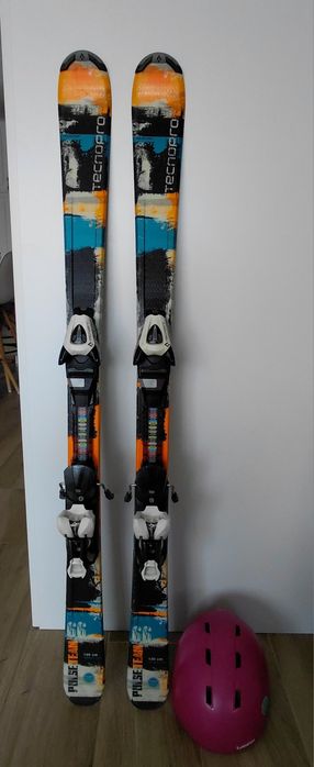 Schiuri copii 130 cm, stare buna / foarte buna, casca cadou