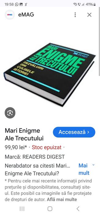 Mari enigme ale trecutului.