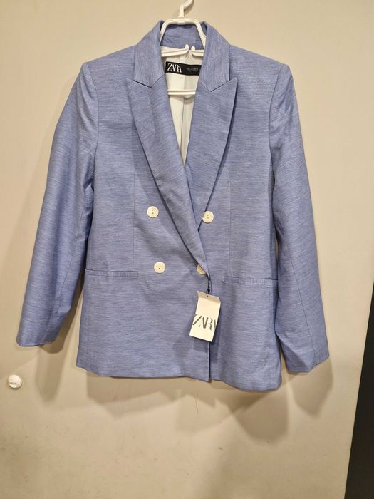 Костюм Zara син, нов с етикет