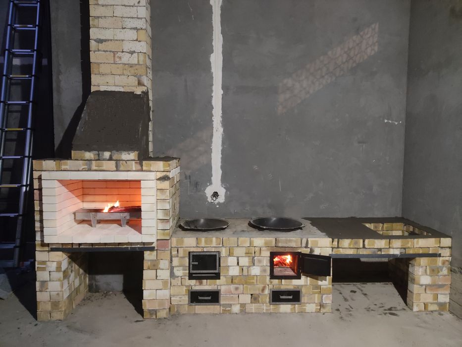 Строим очаги, барбикю, камин, печки быстро и качественно в любом виде.