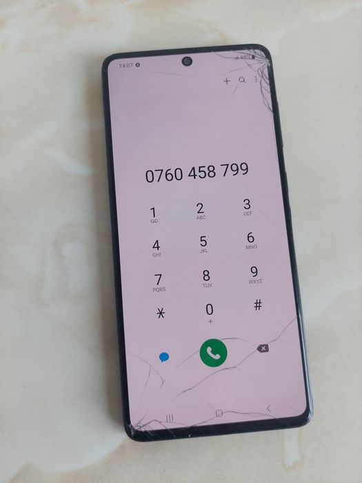 [A71] Vând Samsung Galaxy A71 /cu sticla spartă dar perfect funcțional