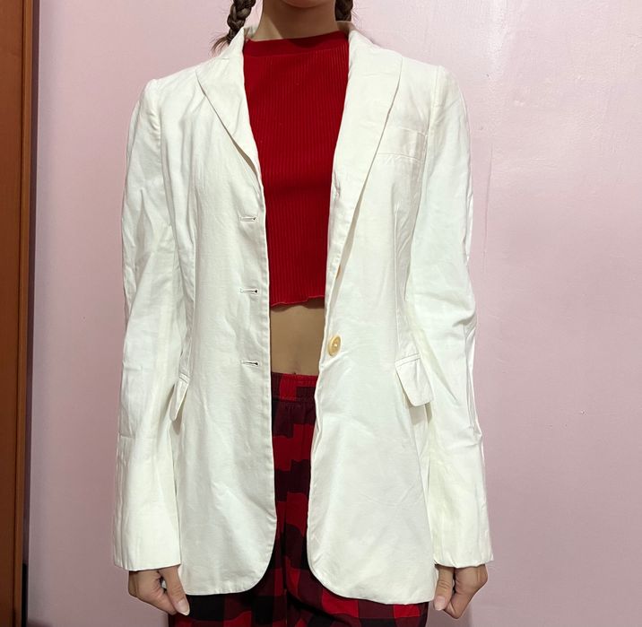 Пиджак белый MOSCHINO