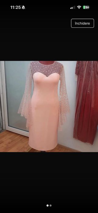 Rochie midi de ocazie, elegantă