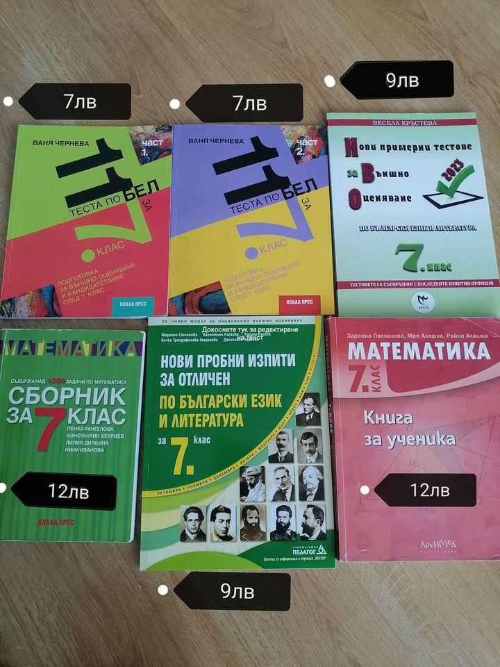 Нови учебни помагала за 7 клас(по новата учебна програма) гр. Пловдив ...