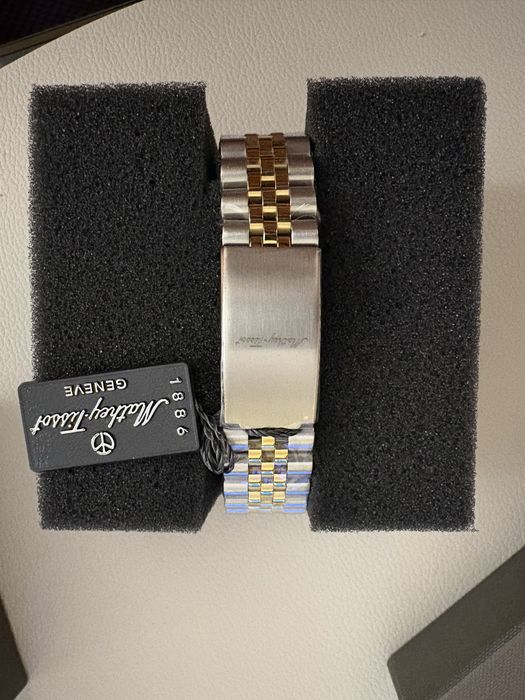 Mathey-Tissot Rolly 3  date Two-tone linnen