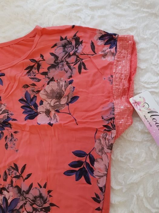 Разпродажба, нова, дамска блуза с флорални мотиви, тениска, 3 десена