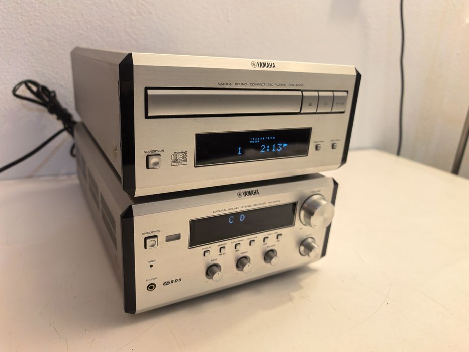 Amplificator Yamaha RX E400 si CDX E400 amplituner iesire subwoofer optical statie