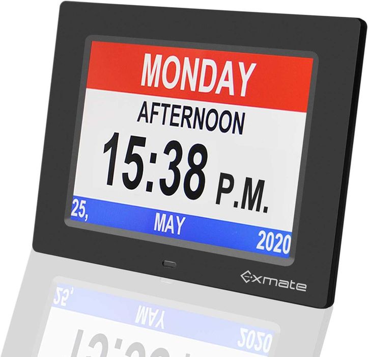 Фоторамка Цифров голям часовник -календар- фоторамка Exmate