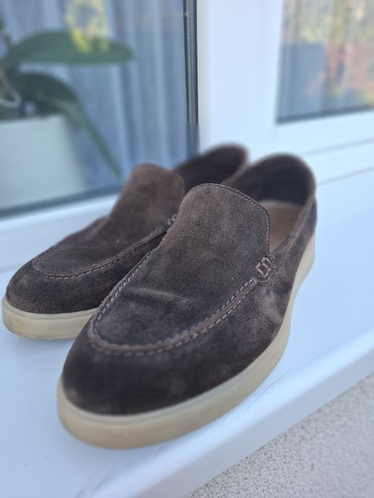 Loafers suede brown